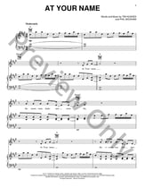 At Your Name piano sheet music cover